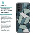 Abstact Tiles Glass Case for Oppo F19 Sale