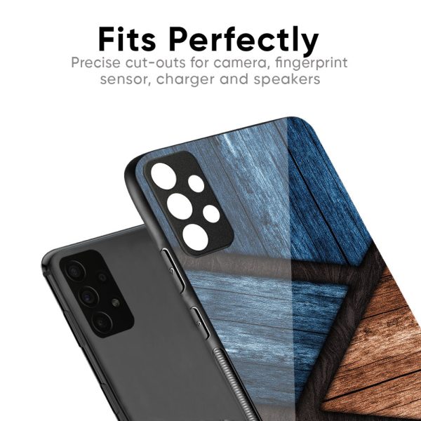 Wooden Tiles Glass Case for Samsung Galaxy A72 Supply