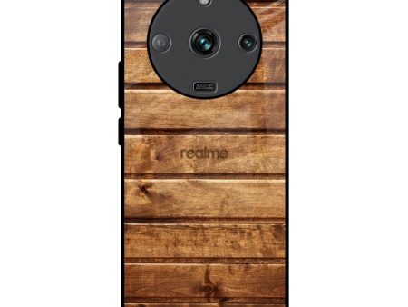 Wooden Planks Glass Case for Realme Narzo 60 5G Online Hot Sale