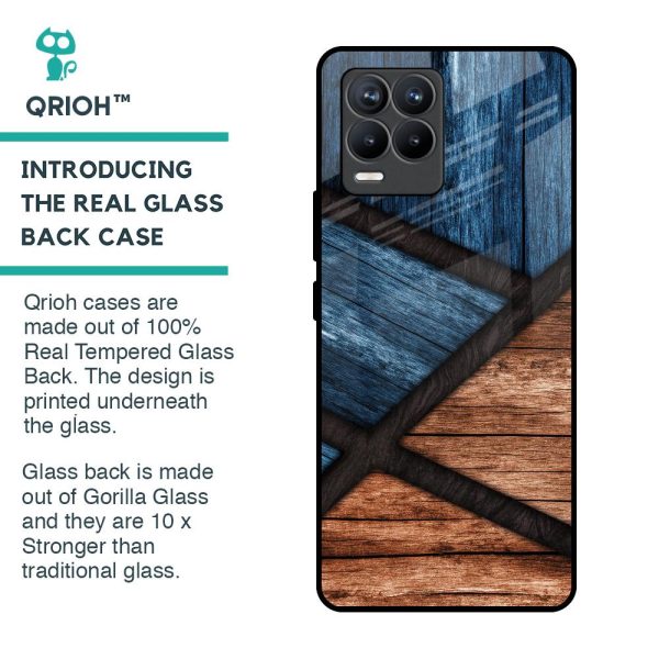 Wooden Tiles Glass Case for Realme 8 Pro Online now