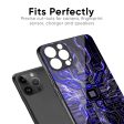 Techno Color Pattern Glass Case For iPhone 15 Plus Discount