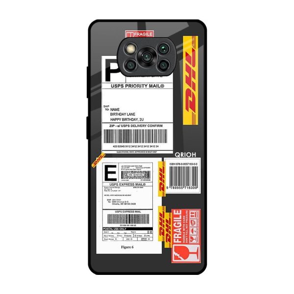 Cool Barcode Label Glass Case For Poco X3 Pro Supply