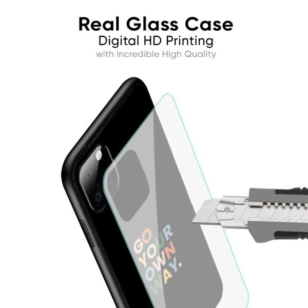 Go Your Own Way Glass Case for Realme 8 Pro Cheap