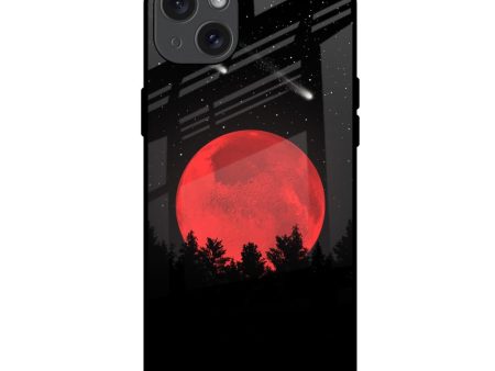 Moonlight Aesthetic Glass Case For iPhone 15 Plus Online Sale