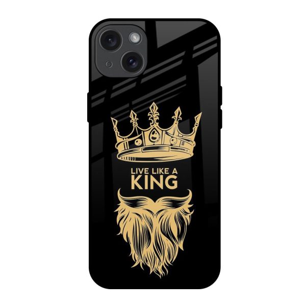 King Life Glass Case For iPhone 15 Plus For Sale