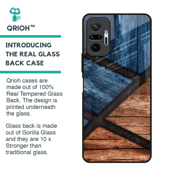 Wooden Tiles Glass Case for Redmi Note 10 Pro Max Online now