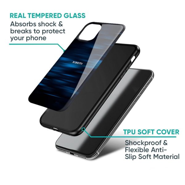 Blue Rough Abstract Glass Case for Mi 13 Pro Online now