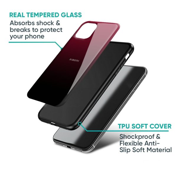 Wine Red Glass Case For Mi 13 Pro Online Sale