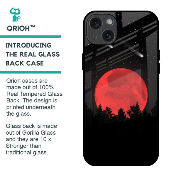 Moonlight Aesthetic Glass Case For iPhone 15 Plus Online Sale