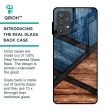 Wooden Tiles Glass Case for Samsung Galaxy A72 Supply