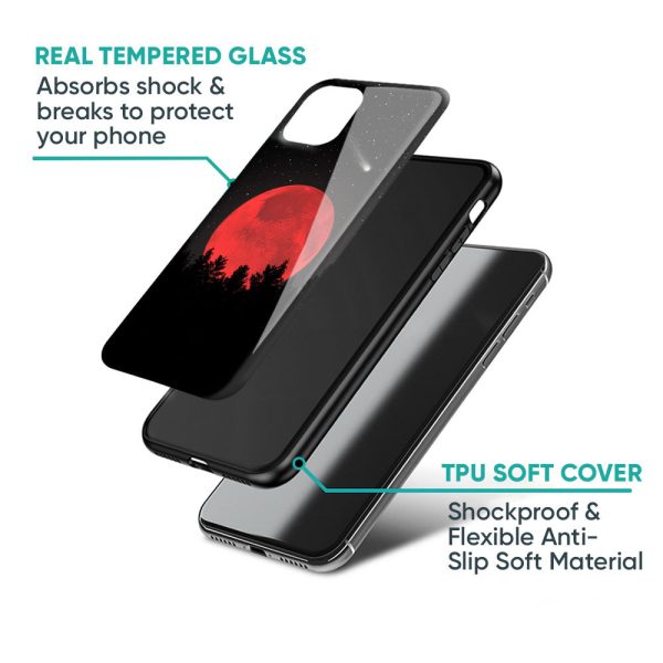 Moonlight Aesthetic Glass Case For iPhone 15 Plus Online Sale