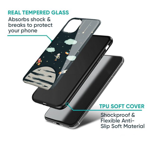 Astronaut Dream Glass Case For iPhone 15 Plus Hot on Sale