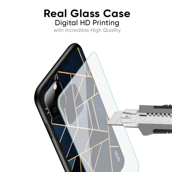 Abstract Tiles Glass Case for iPhone 15 Pro For Sale