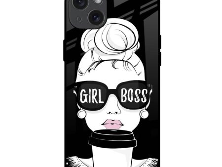 Girl Boss Glass Case For iPhone 15 Plus Online