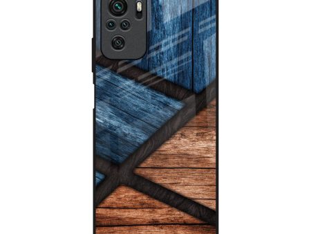 Wooden Tiles Glass Case for Redmi Note 10 Cheap