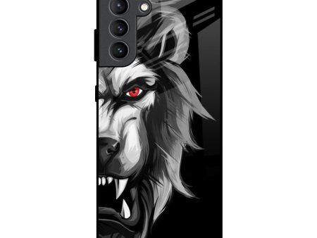 Wild Lion Glass Case for Samsung Galaxy S21 Plus Online Sale