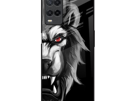 Wild Lion Glass Case for Oppo A54 Online Hot Sale