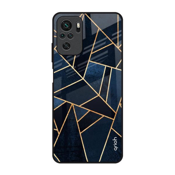 Abstract Tiles Glass Case for Redmi Note 10 For Discount