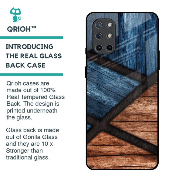 Wooden Tiles Glass Case for OnePlus 8T For Cheap