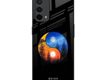 Yin Yang Balance Glass Case for Oppo F19 For Cheap