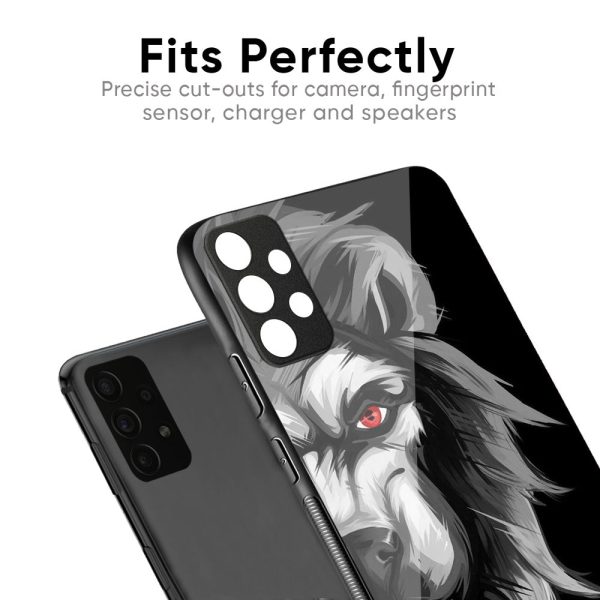 Wild Lion Glass Case for Redmi Note 10 For Sale