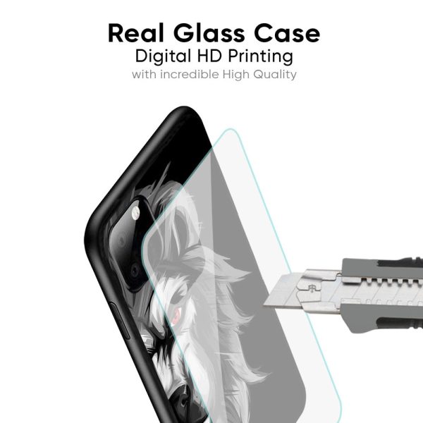 Wild Lion Glass Case for Redmi Note 10 For Sale