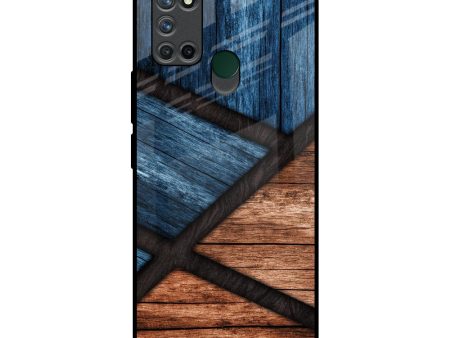 Wooden Tiles Glass Case for Realme 7i Supply