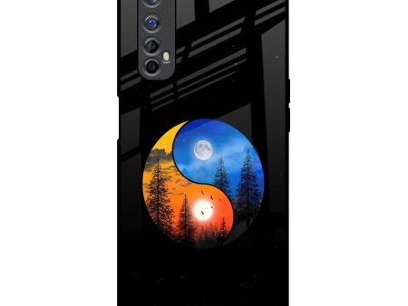 Yin Yang Balance Glass Case for Realme 7 Online Sale