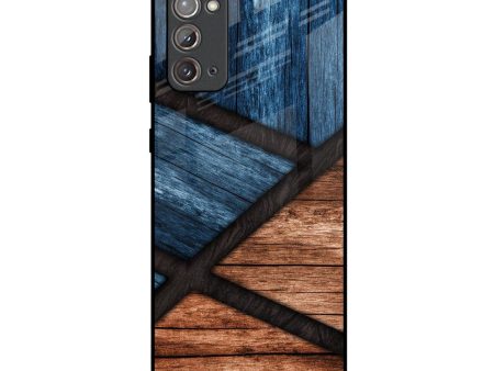 Wooden Tiles Glass Case for Samsung Galaxy Note 20 Fashion