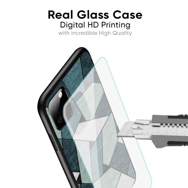 Abstact Tiles Glass Case for Oppo A54 Hot on Sale