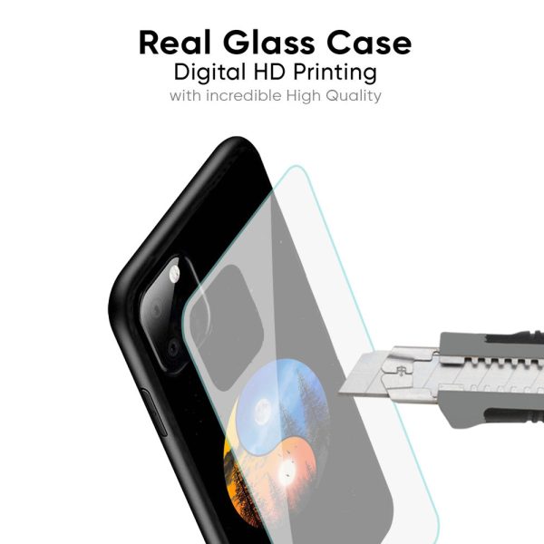 Yin Yang Balance Glass Case for Oppo F19 For Cheap