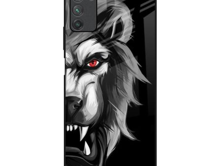 Wild Lion Glass Case for Poco M3 Cheap