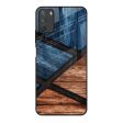 Wooden Tiles Glass Case for Poco M3 For Cheap