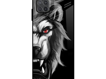 Wild Lion Glass Case for Samsung Galaxy A12 on Sale