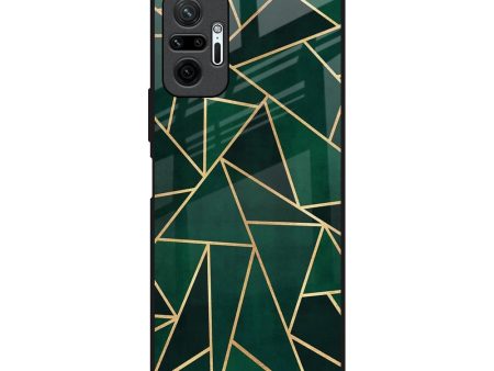 Abstract Green Glass Case For Redmi Note 10 Pro Cheap