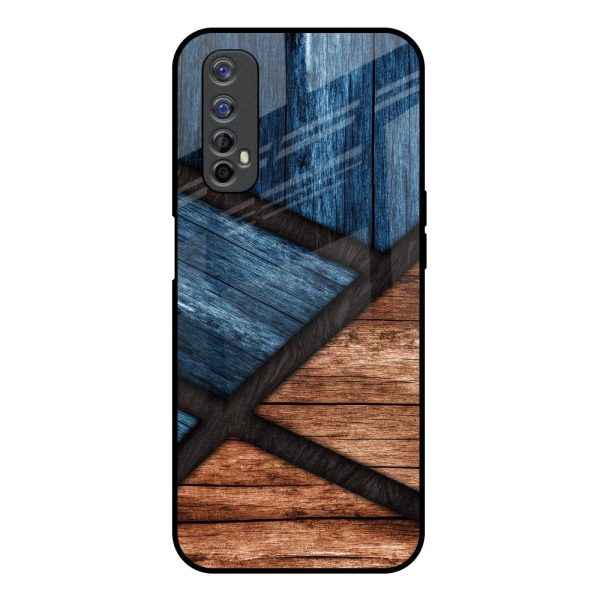 Wooden Tiles Glass Case for Realme 7 Sale