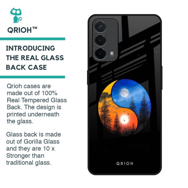 Yin Yang Balance Glass Case for Oppo F19 For Cheap