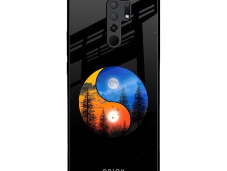 Yin Yang Balance Glass Case for Poco M2 For Discount