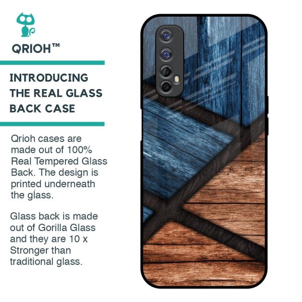 Wooden Tiles Glass Case for Realme 7 Sale