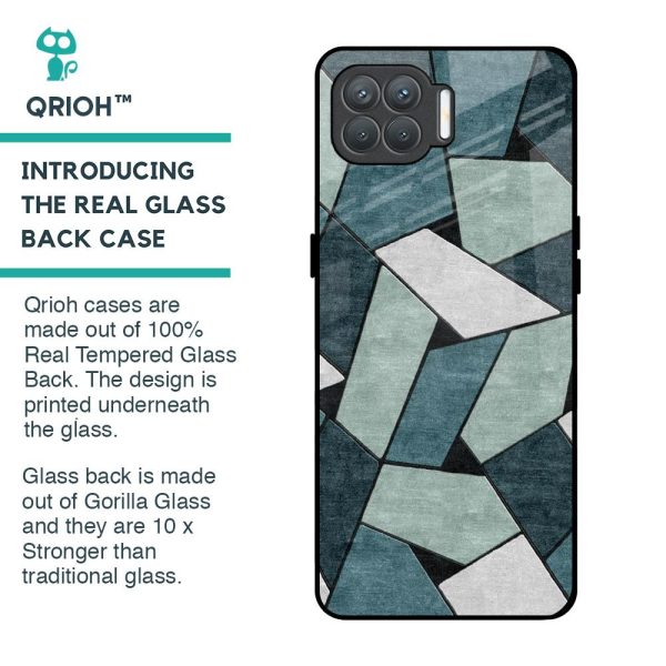 Abstact Tiles Glass Case for Oppo F17 Pro Online Hot Sale