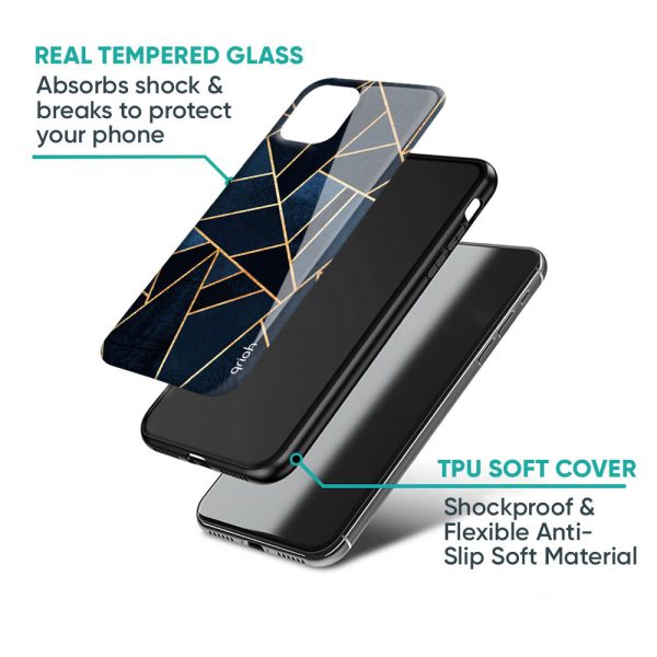 Abstract Tiles Glass Case for Redmi Note 10 For Discount