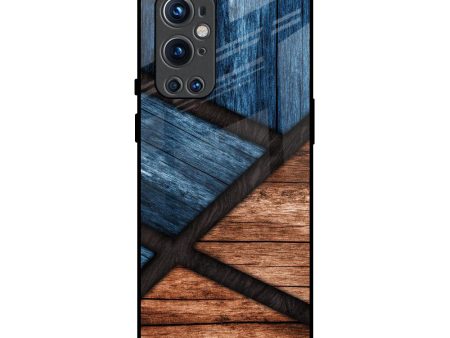 Wooden Tiles Glass Case for OnePlus 9 Pro Hot on Sale