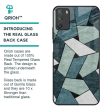 Abstact Tiles Glass Case for Poco M3 For Sale