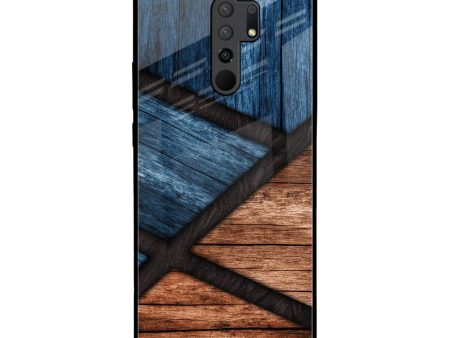 Wooden Tiles Glass Case for Poco M2 Online