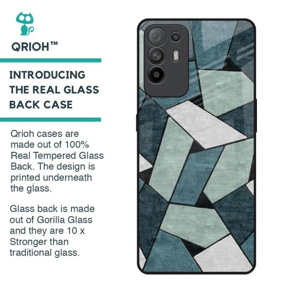 Abstact Tiles Glass Case for Oppo F19 Pro Plus Sale