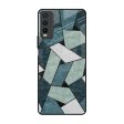 Abstact Tiles Glass Case for Vivo Y20 Cheap