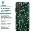 Abstract Green Glass Case For Poco M3 For Sale