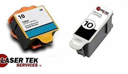 2 Pack Compatible Kodak 10XL Replacement Ink Cartridges for use in the Kodak EasyShare 5100, EasyShare 5300, EasyShare 5500, ESP 3, ESP 3250 (1 Black, 1 Color) Cheap