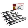 4 Pack HP 130A CF350A Black Compatible Toner Cartridge | Laser Tek Services Discount