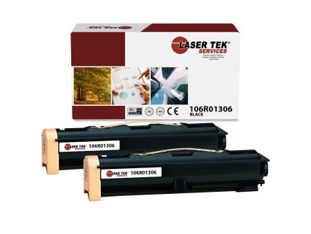 2 Pack Black Compatible Xerox 106R01306 High Yield Replacement Toner Cartridges for the Xerox WorkCentre 5222, 5225, 5225A, 5230, 5230A Supply